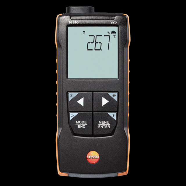 TESTO 925 - temperature meter with 1x wire sensor Smart-App, case