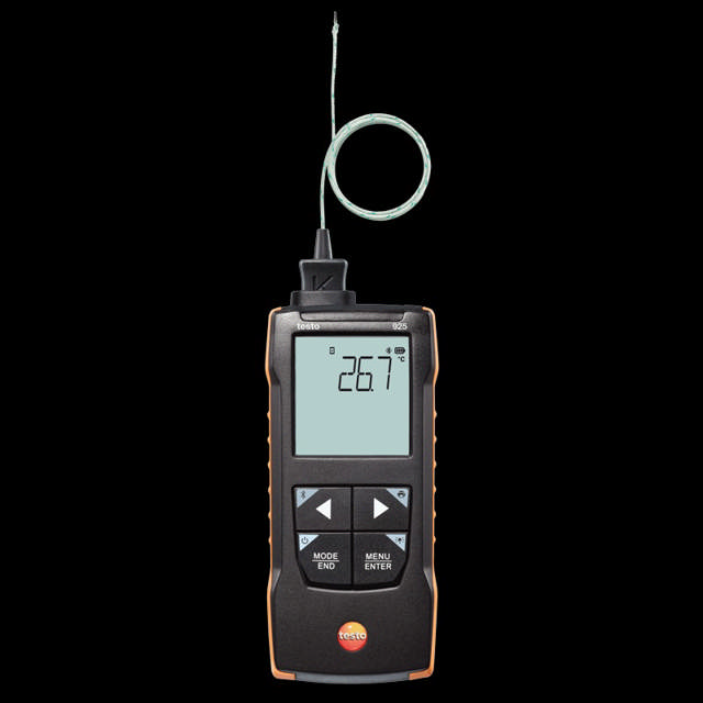 TESTO 925 - temperature meter with 1x wire sensor Smart-App, case