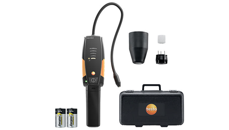 TESTO 316-3 SET Leak detector for refrigerants CFC, HCF incl. cal. protocol, battery and case