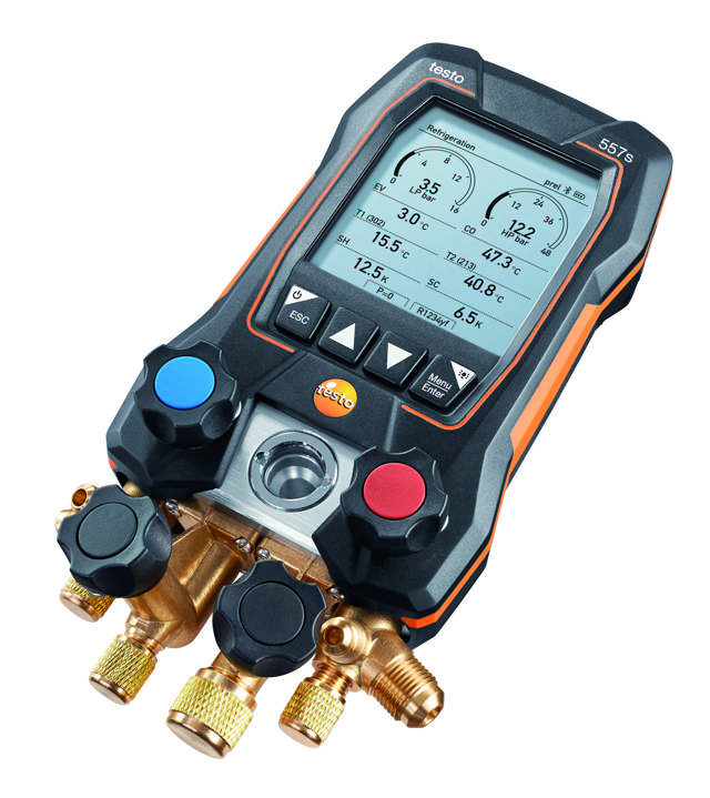 TESTO 557s Measuring set incl. instrument and wireless v temp. sensor and service case