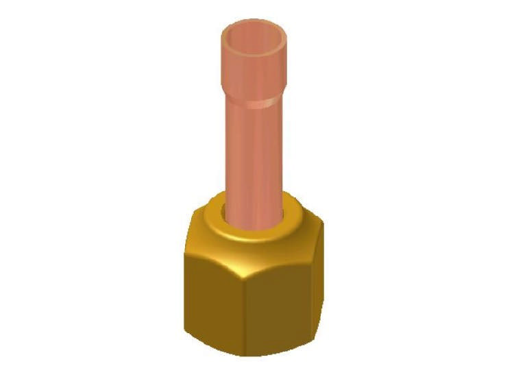 Solder adapter Danfoss 068-2060 3/8''