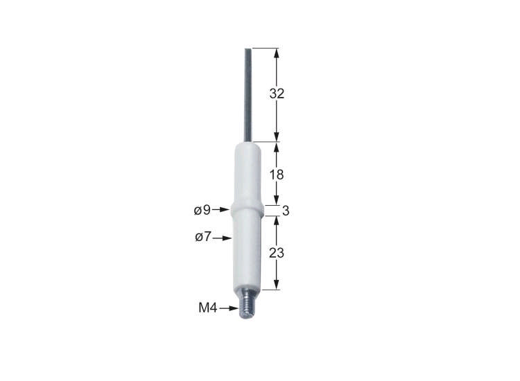 Ignition electrode Connection M4 PU 1 piece