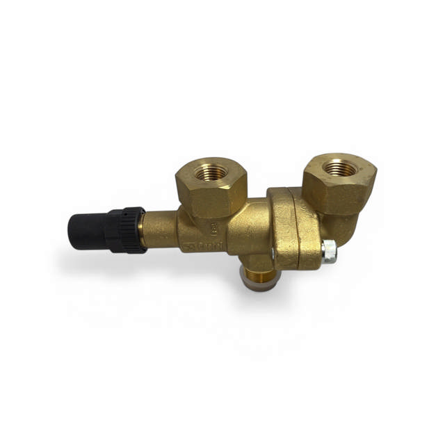 Castel S.R.L Gear rack 3/4''-NPT M - 2x1/2''-NPT F