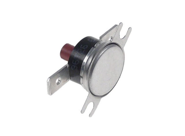 Bimetallic safety thermostat Shut-off temperature 100°C 1NC 16A Connection F6.3 1-pole