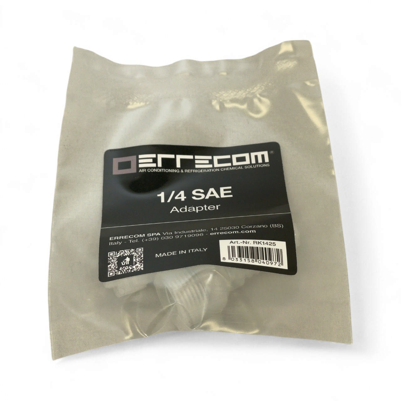 Adapter set 1/4'' SAE + Pipe Errecom