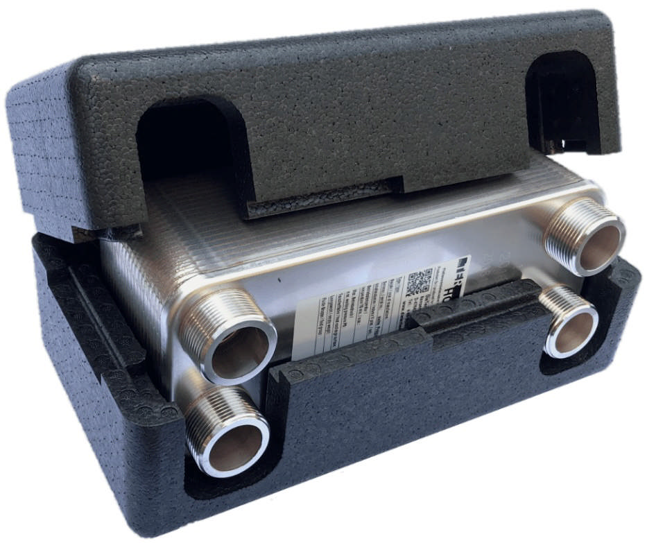 Insulation for plate heat exchanger SWEP, B25, 40 Plates, EPP