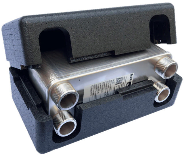 Insulation for plate heat exchanger SWEP, B25, 40 Plates, EPP