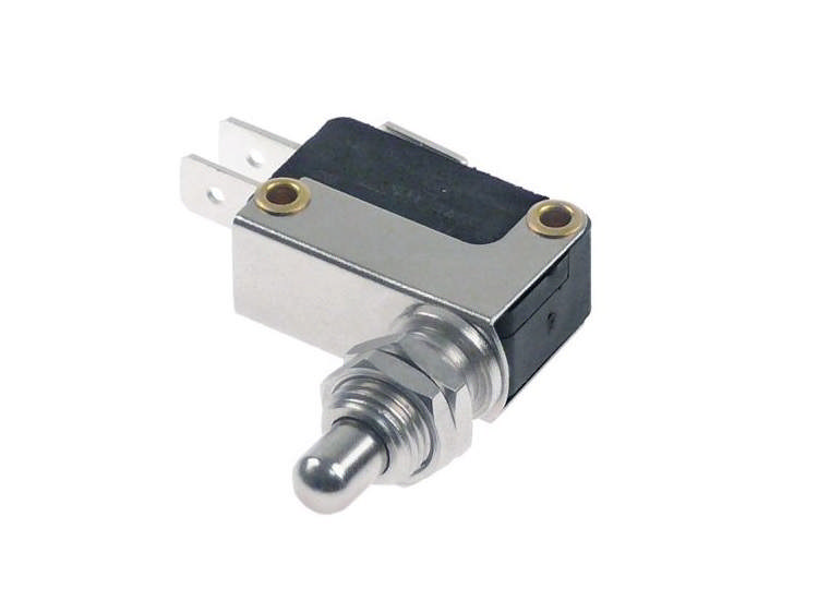 Microswitch with push pin pin activated 250V 16A 1CO