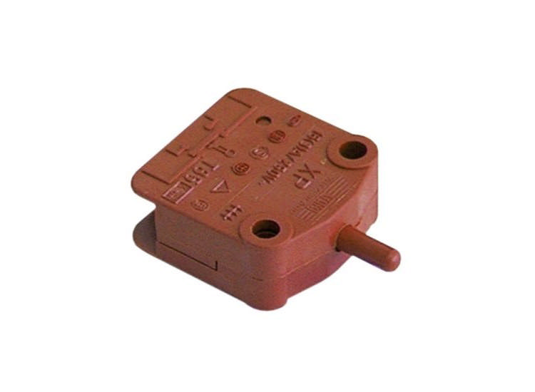 Microswitch with push pin 250V 16A Red