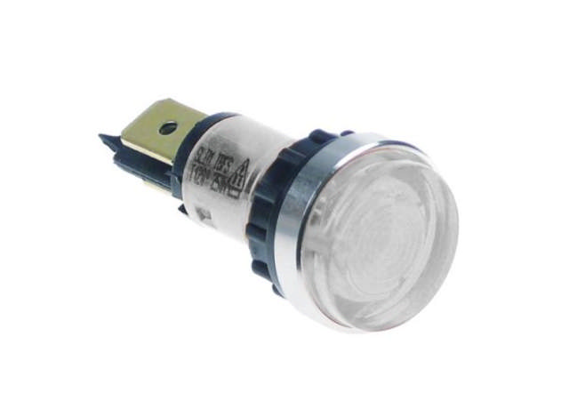 Signal lamp Clear Ø12mm, 230V (1 pc.)