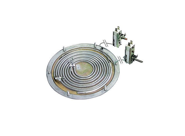 Heating base 1800W 230V incl. thermostat and overheating protection