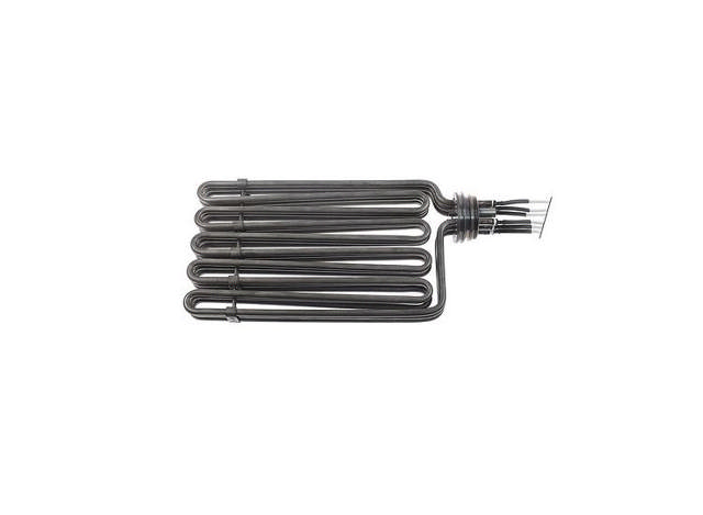 Heating element 12000W 230V L 315mm L1 15mm L2 300mm W1 30mm W2 33mm Connection Cables Pipe ø 85mm VK 3