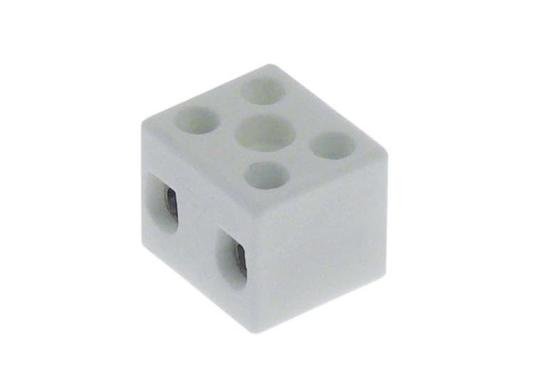 Porcelain terminal 2-pole 2.5mm² max. 10A max 250V