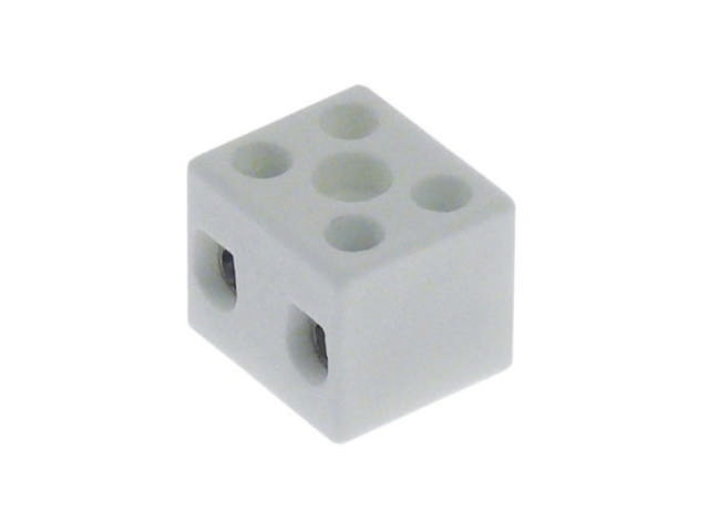 Porcelain terminal 2-pole 2.5mm² max. 10A max 250V