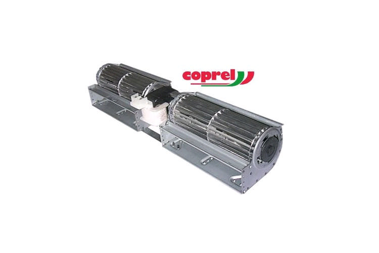 Crossflow fan 2x180mm DOUBLE 43W Ø 60mm