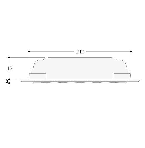 Handle for sliding door PLUS IV Internal