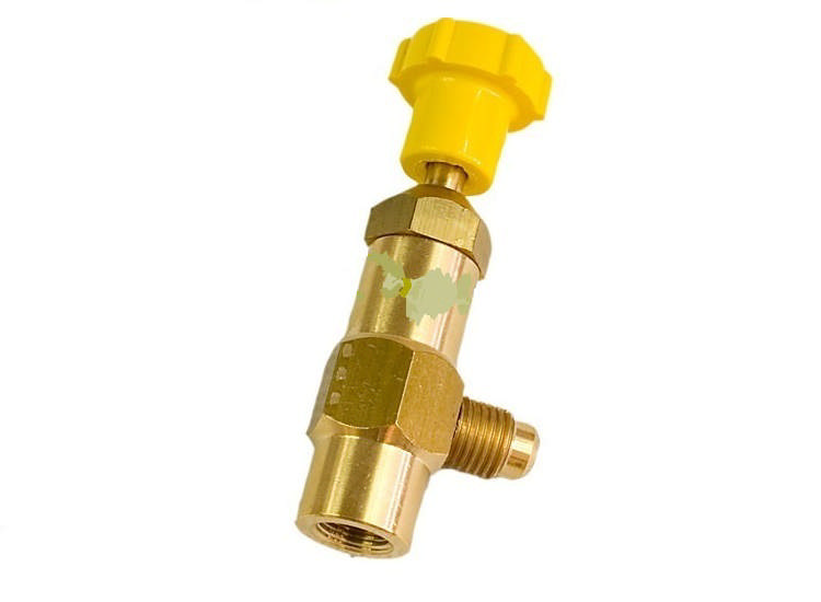 Valve 1/4'' SAE for disposable bottles Refco 10612-2 (9881202)
