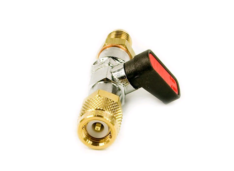 Ball valve Refco CA-1/2'' -20UNF-R Red