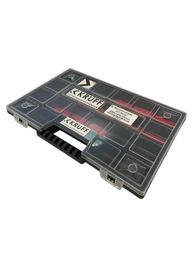 Assortment box (21 compartments) 290x195x35mm