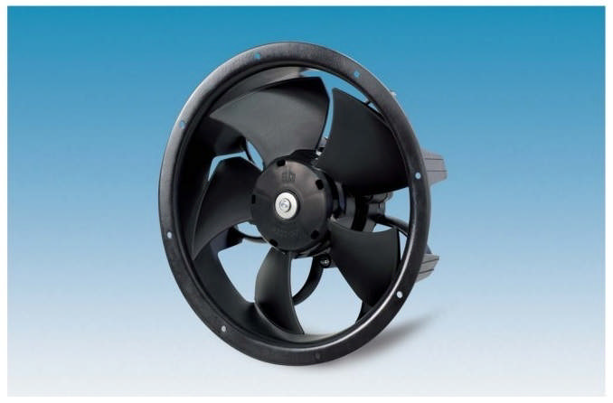 Fan motor Elco ø200mm 12W ECM HC 12-10-2 (EFC12100VA0467N) 230V IP65 1400/1000rpm