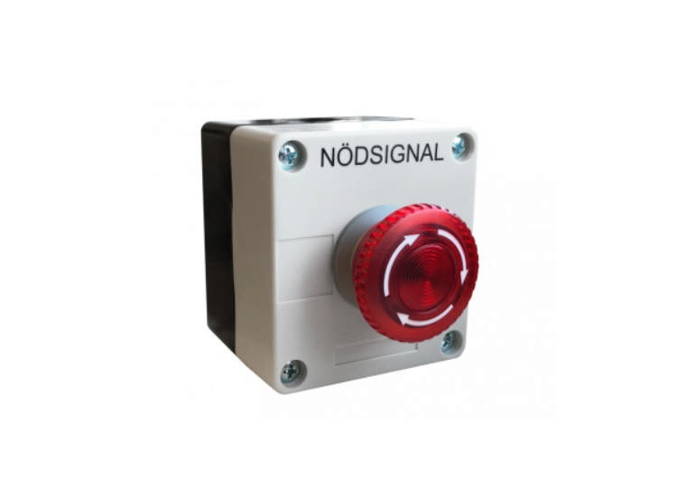Emergency stop button for Lock-in alarm