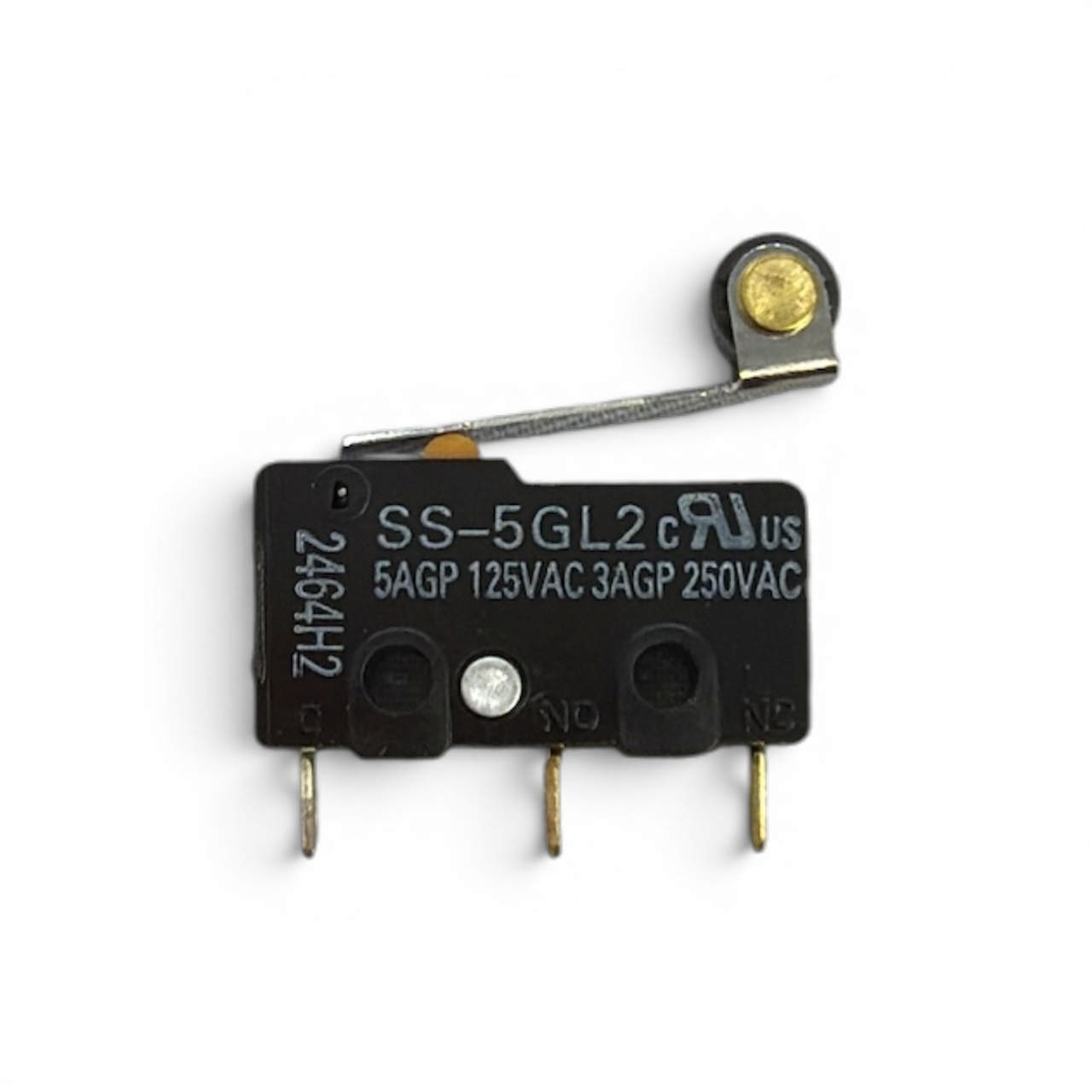 Micro switch with lever (with roller), SPDT, Pos: 2