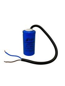 Startkondensator (60µF) 320V 50/60Hz Ø42x80mm kabel: 25cm Blå