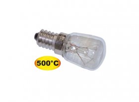 Glödlampa E14 25W 230V 500°C 120 lm