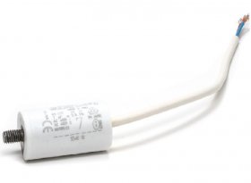 Startkondensator 7µF med kabel 450V ø30x51mm