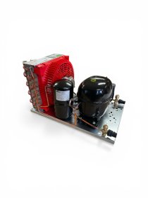 Luftkylt aggregat Embraco NEU2140GK R404A 8.78cm³ LBP 50Hz 230V med tank