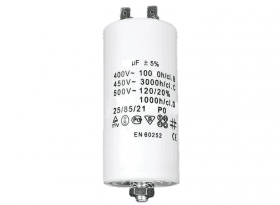 Starting capacitor 3µF/450V 50/60Hz; M8