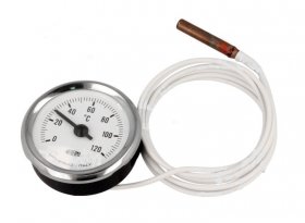 Termometer ARTHERMO Ø52mm (0 till 120°C) med kapilärrör