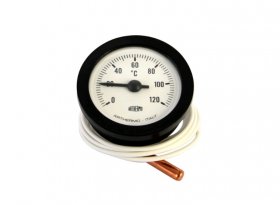 Termometer ARTHERMO Ø 52mm (0...120°C) med kapilärrör