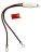 Signal lamp Red Ø9mm, 230V L:100mm with cable
