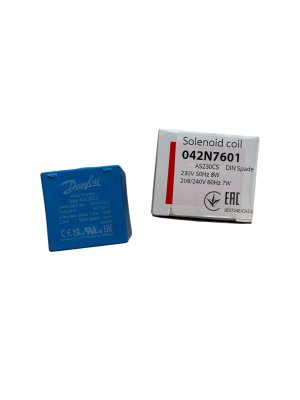 Magnetventilspole Danfoss AS230CS 8W 240V DIN-flatkontakt EVU