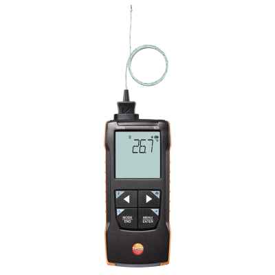 TESTO 925 - Temperature measuring instrument for TC Type K with App connection