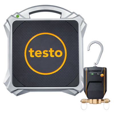 TESTO 560i Kit - Digital refrigerant scale with Bluetooth, and automatic charging valve