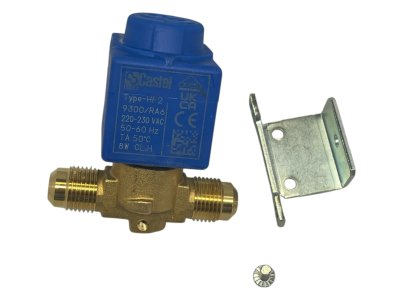 Magnetventil Castel 1020/3A6 3/8 SAE 220/230V 50/60Hz 45 bar R22-HFC-HFO