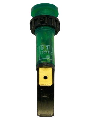 Signallampev Grønn Ø10mm, 230V