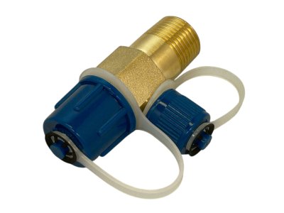 Vacuum pump adapter Value (T) 1/4'' - 3/8" SAE 