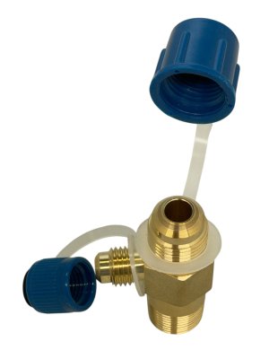 Vacuum pump adapter Value (T) 1/4'' - 3/8" SAE 