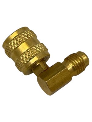 Service valve for AC 1/4''M x 1/4''F (angled)