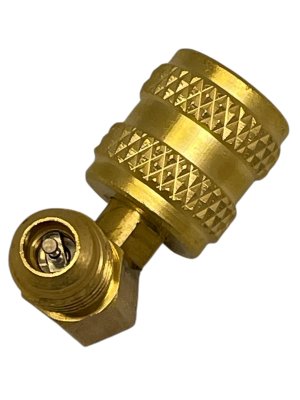 Service valve for AC 1/4''M x 1/4''F (angled)