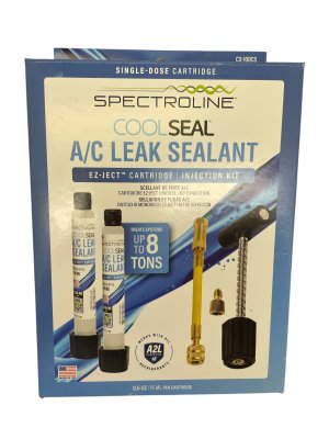 Spectroline CoolSeal A/C Leak Sealant EZ-JECT CS-100CS Injection Kit