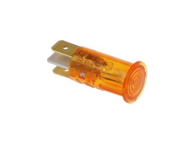 Indicator light Ø 12,5mm 230V Yellow