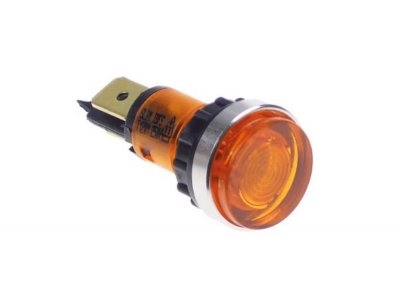 Indicator light Ø 12mm 230V Yellow