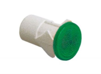 Light bulb housing Ø12mm Green