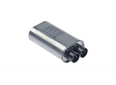 HV capacitor for microwave 1.15µF type CH85-21115 2100V 50/60Hz double connection male faston 4.8mm