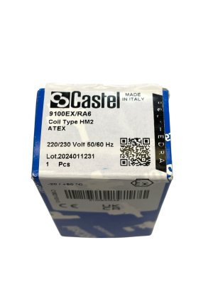 Solenoid coil Castel 9100EX/RA6 R290, HM2 ATEX, (220/230V), 50/60Hz 8W