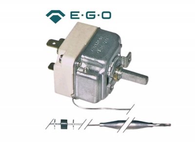 Termostat EGO 55.19036.800 (100...190°C) 1 pol; 16A